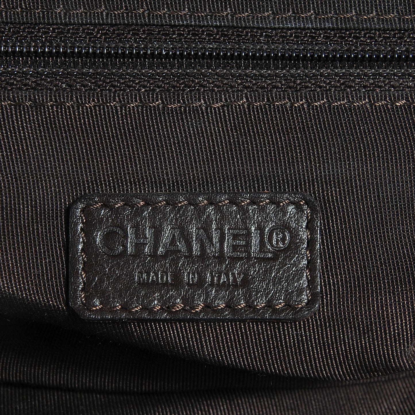 Glazed Calfskin Kisslock Frame Bag Dark Brown