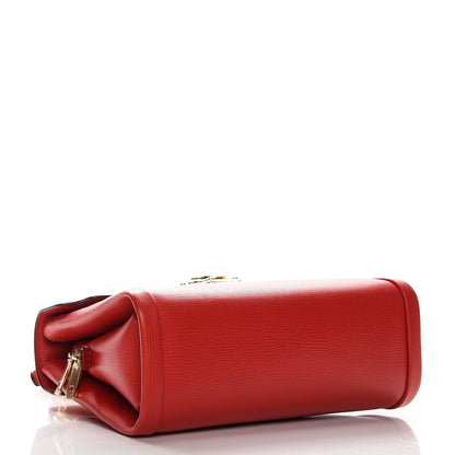 Dolce & Gabbana Calfskin Lucia Top Handle Tote Red 5 of 8