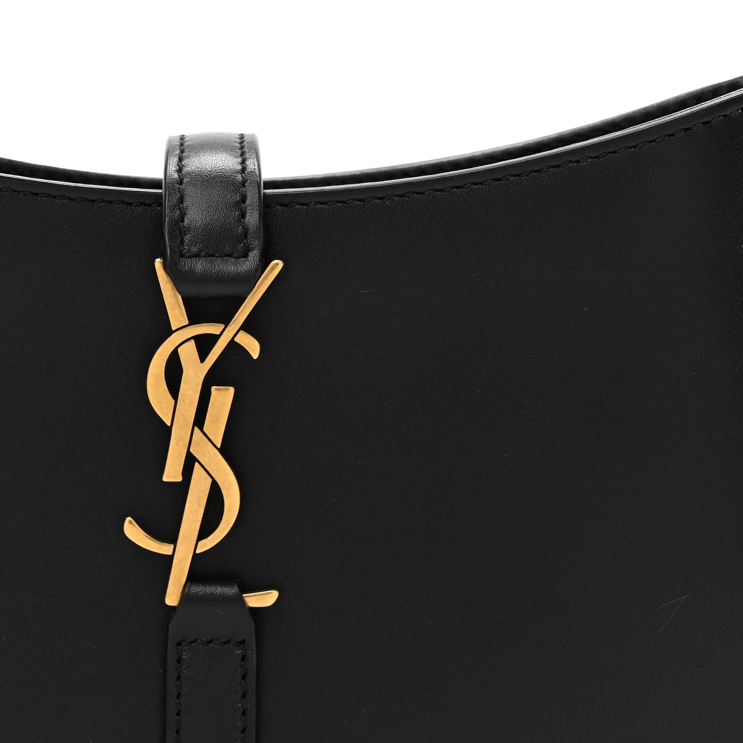 Saint Laurent Smooth Calfskin Le 5 A 7 Mini Hobo Black 8 of 14