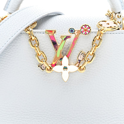Louis Vuitton LV X TM Taurillon Capucines East West Mini Olympe Blue 7 of 9