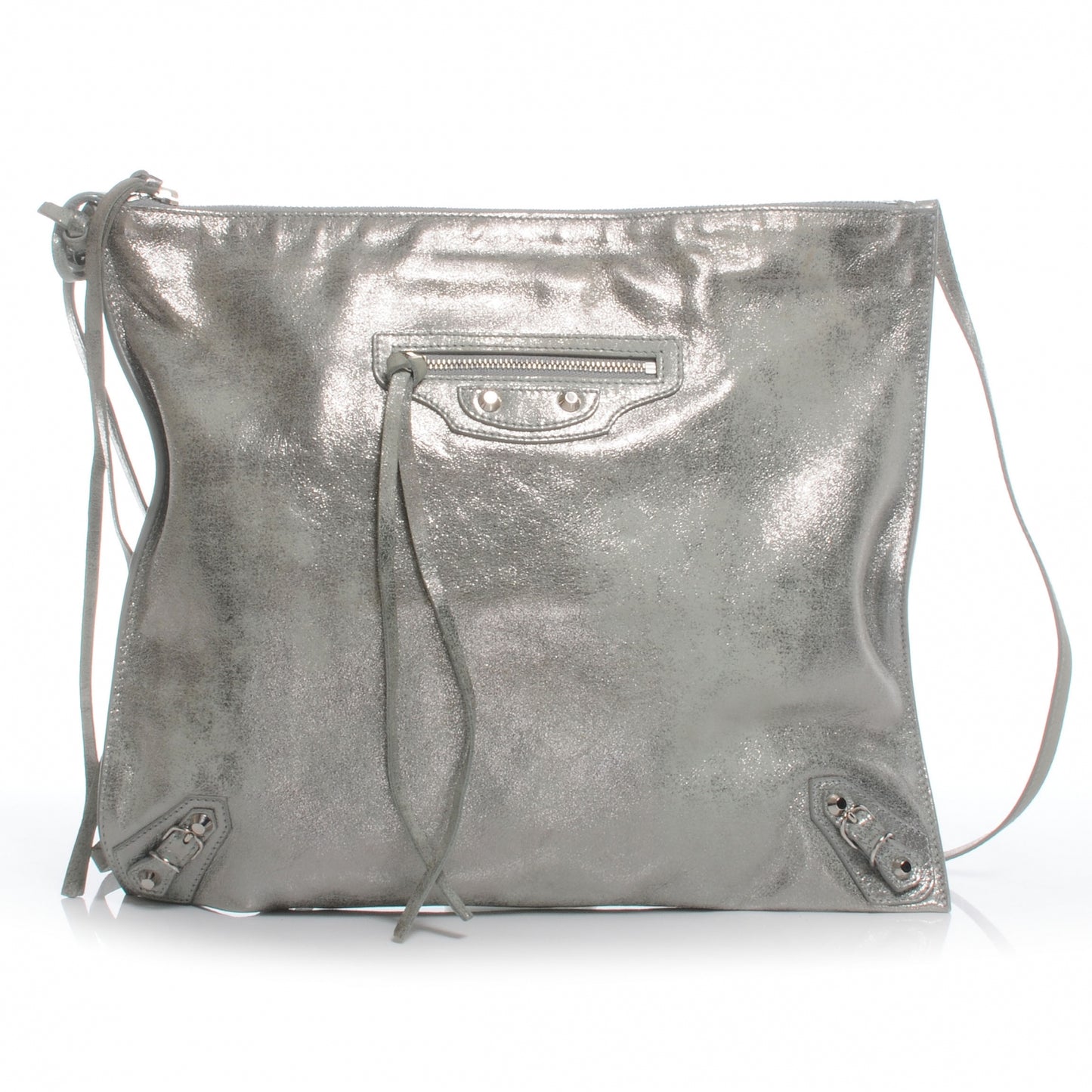 Calfskin Milkyway Ligne Papier Messenger Aigue Marine