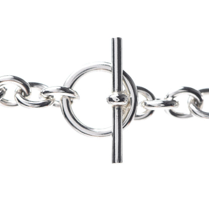 Hermes Sterling Silver Chaine d'Ancre Enchainee Collar Necklace 3 of 4