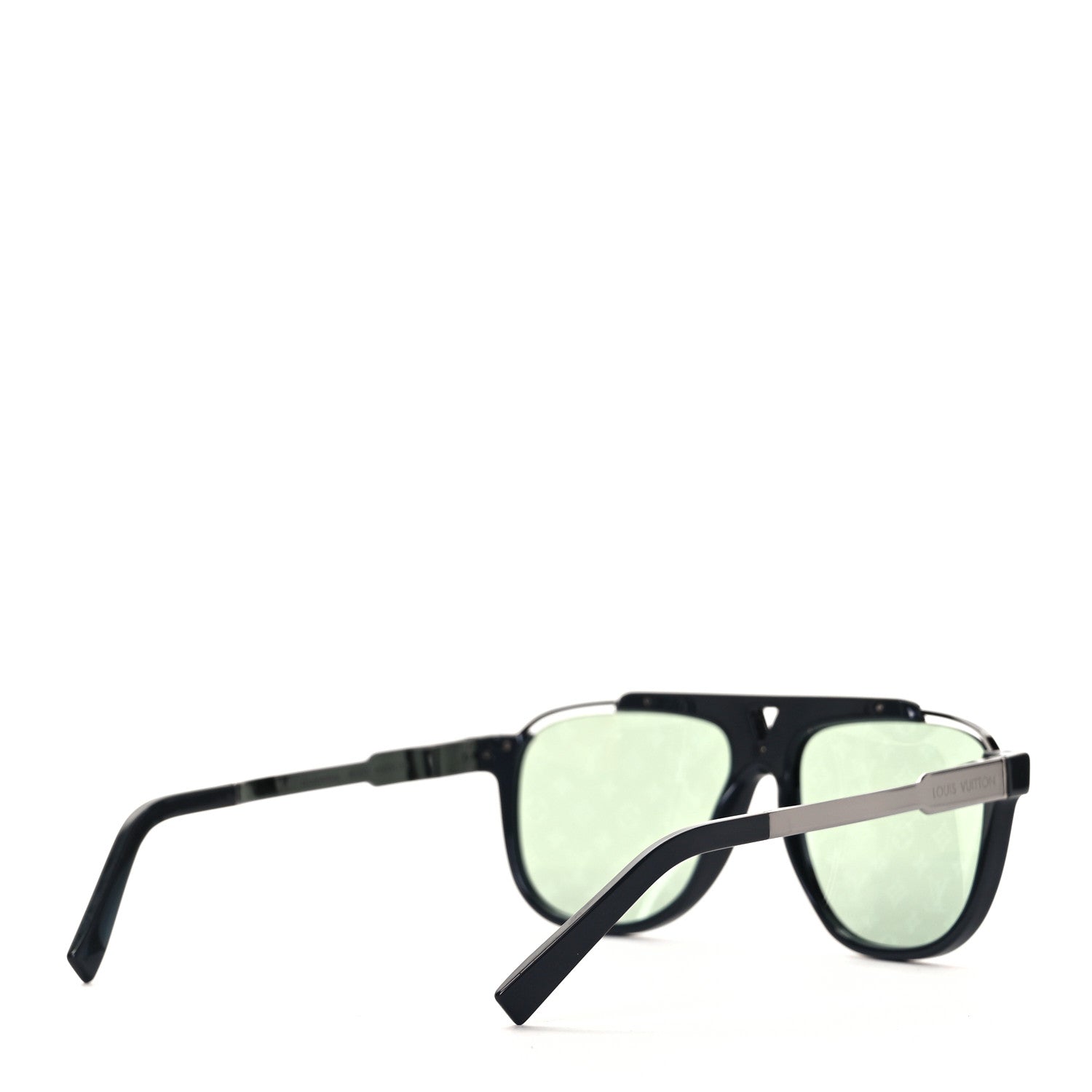 Louis Vuitton Damier Graphite Acetate Mascot Sunglasses Z1183W Green 4 of 7