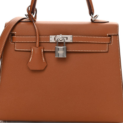 Hermes Epsom Kelly Sellier 25 Gold 8 of 14