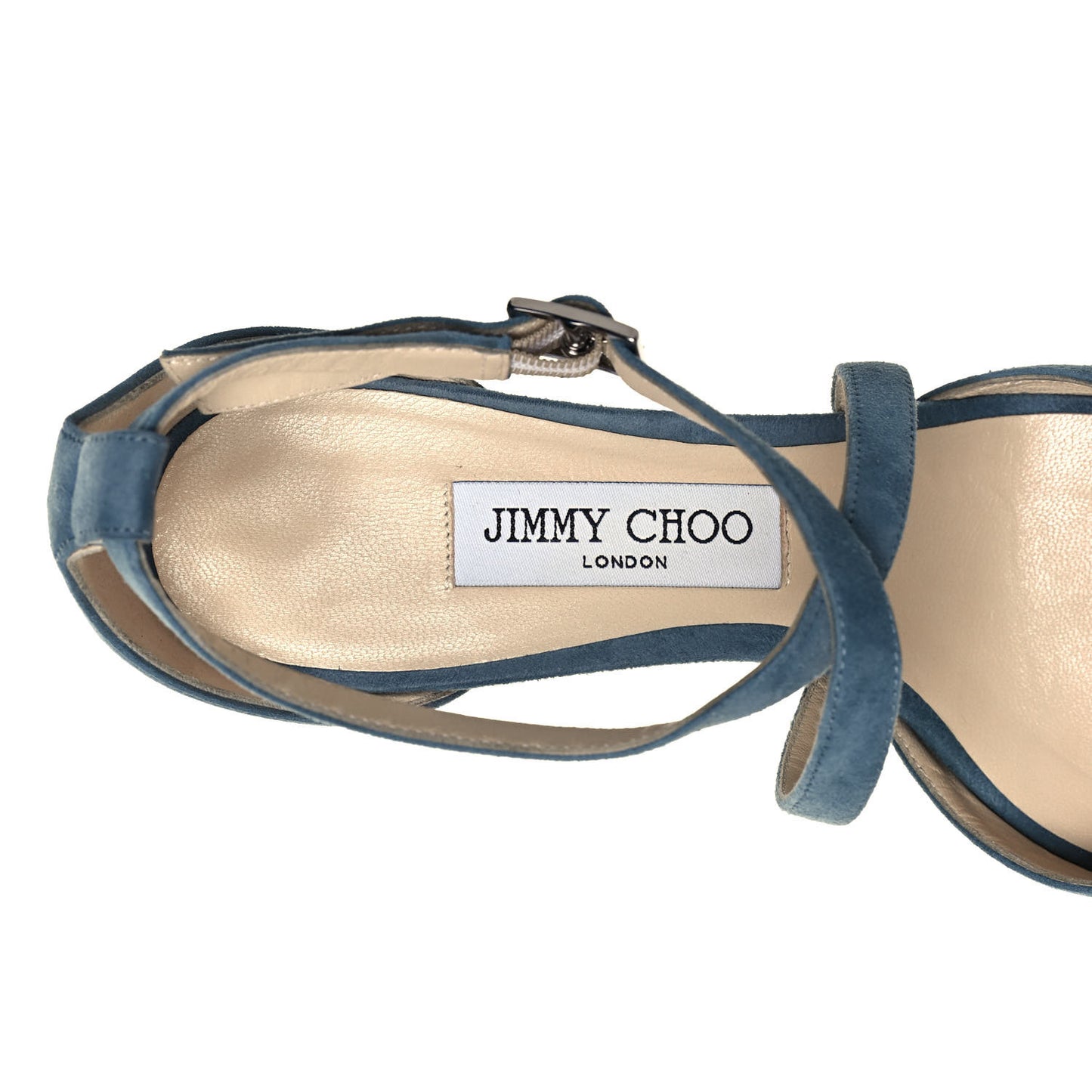 Suede Carrie 65 Sandals 38.5 Blue