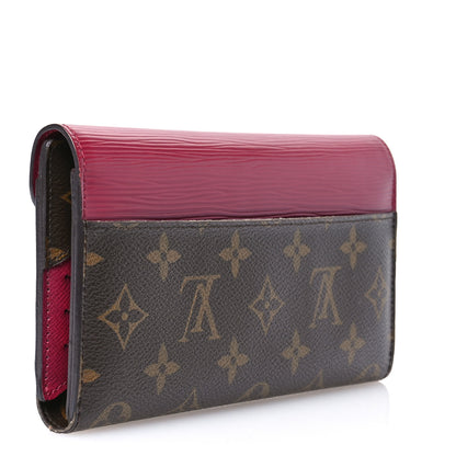 Louis Vuitton Monogram Epi Marie-Lou Long Wallet Fuchsia 3 of 10