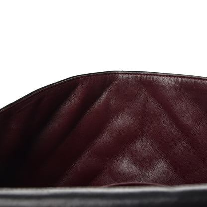 Chanel Lambskin Quilted Maxi Single Flap Black 9 of 14