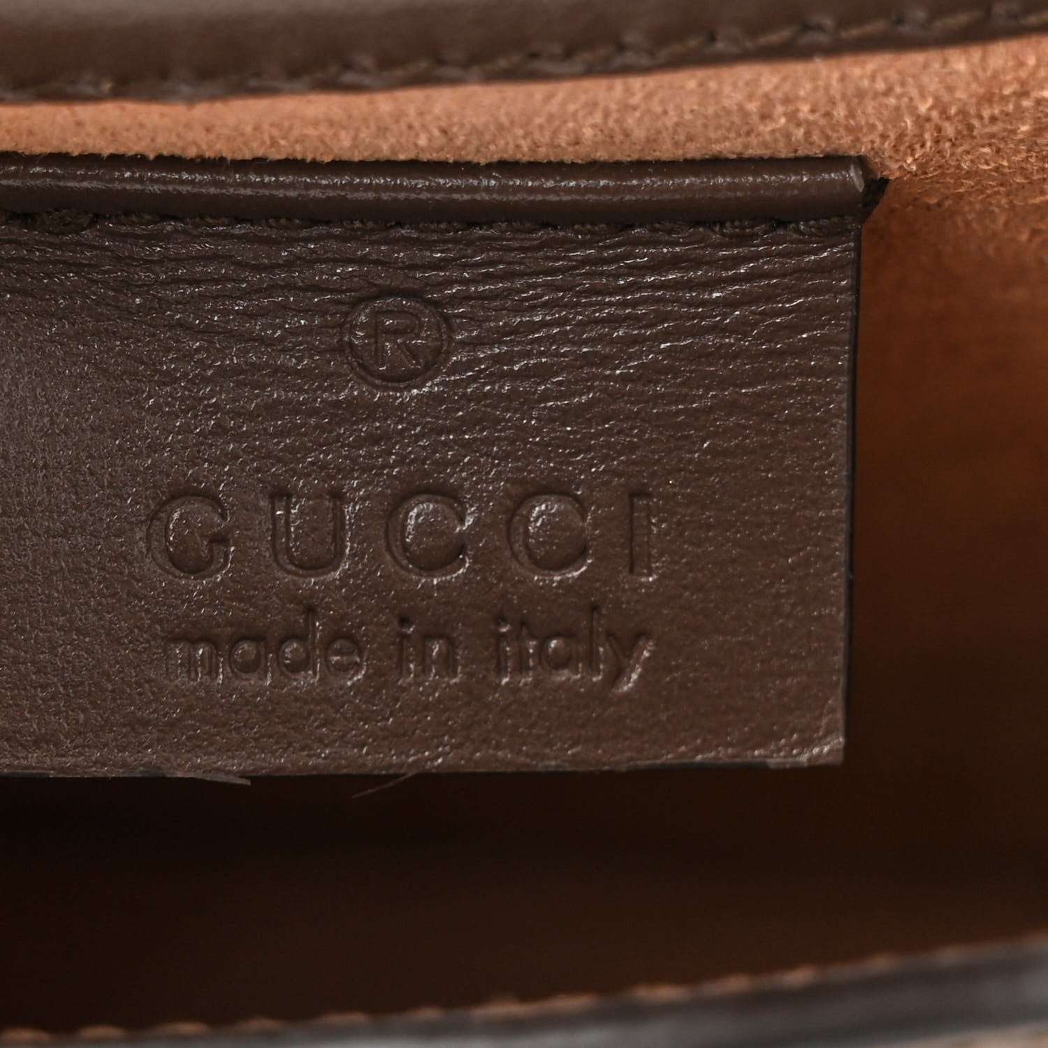 Gucci Boarded Plutone Calfskin Mini Horsebit 1955 Crossbody Bag New Acero 6 of 11