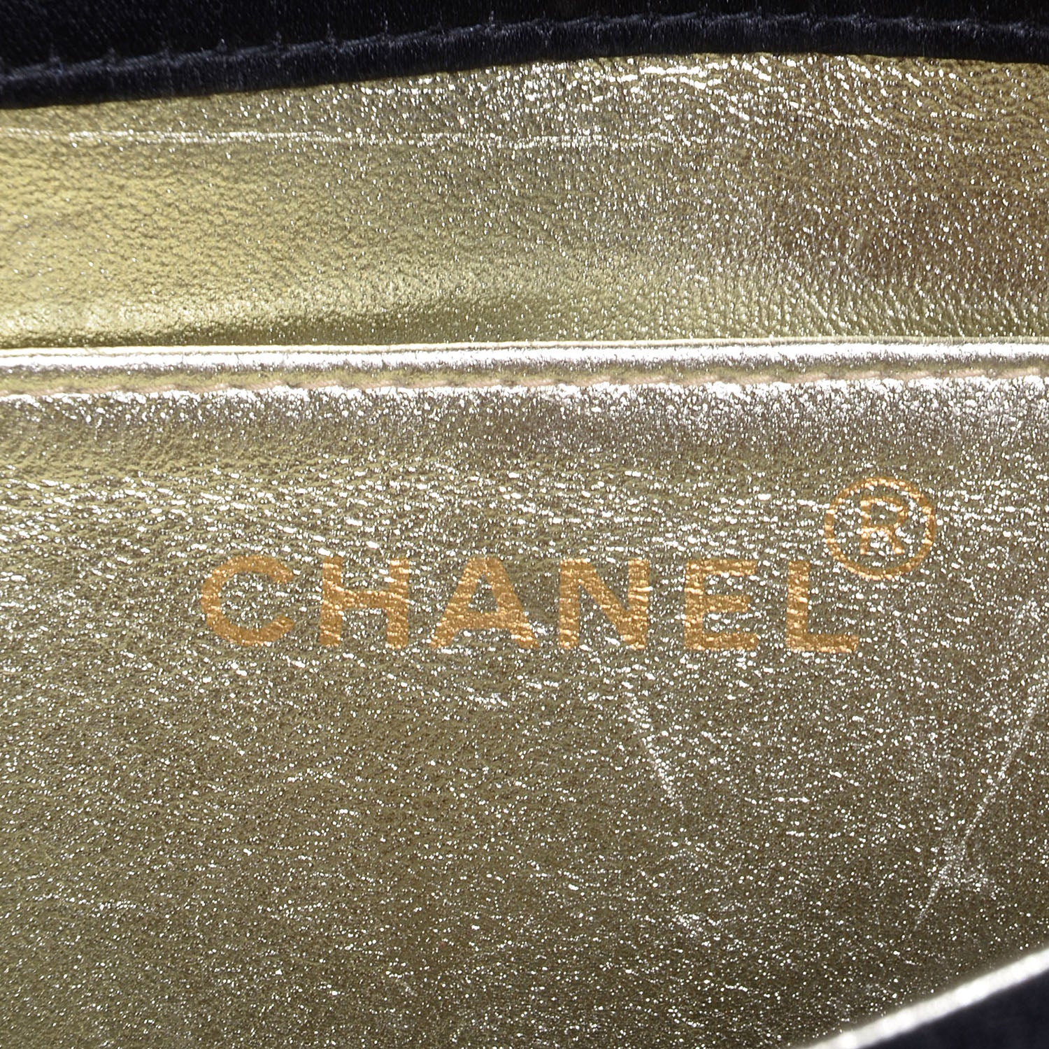 Chanel Satin Woven Mini Evening Flap Bag Black 6 of 9