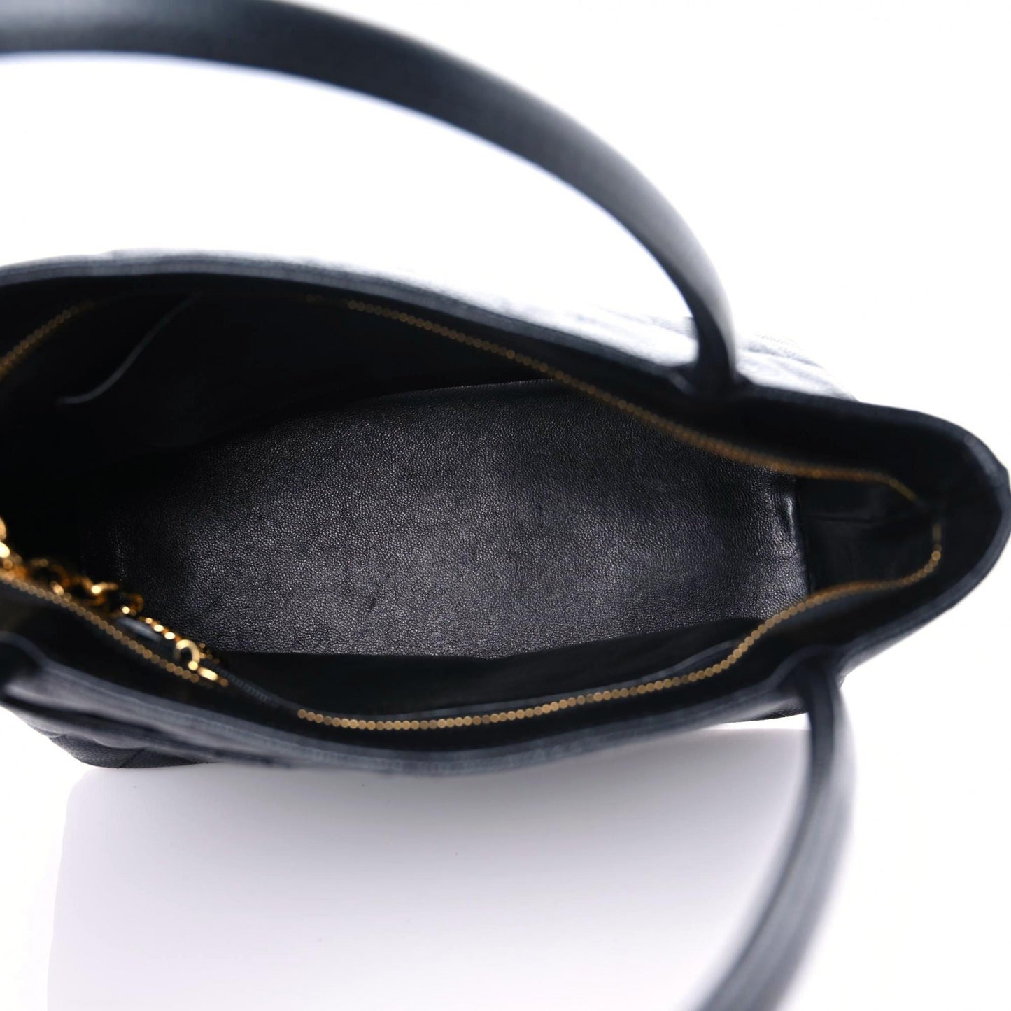 Caviar Quilted Medallion Tote Black