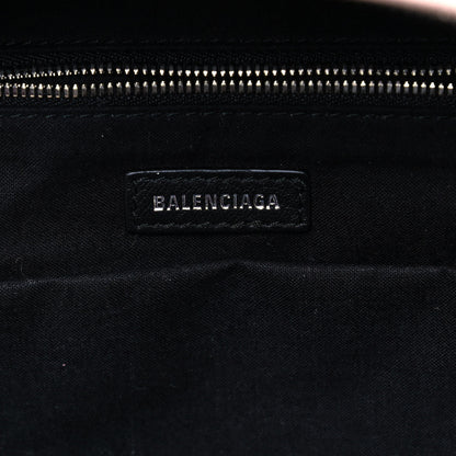 Balenciaga Smooth Calfskin Logo Small Everyday Backpack Light Rose Black 5 of 14
