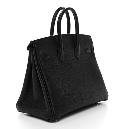 Hermes Togo Birkin 25 Black 4 of 21