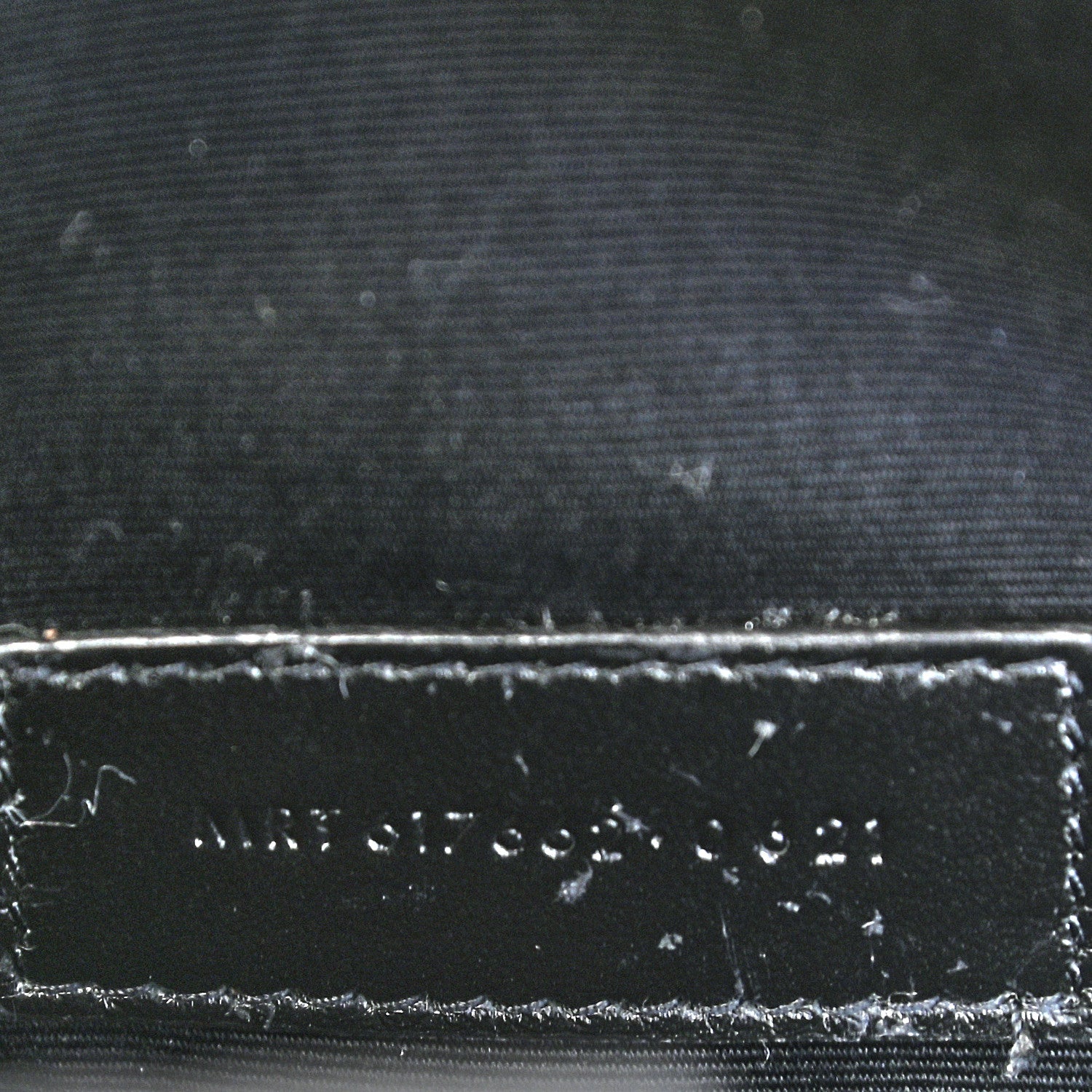 Saint Laurent Grain De Poudre Matelasse Chevron Monogram Envelope Clutch Black 7 of 13
