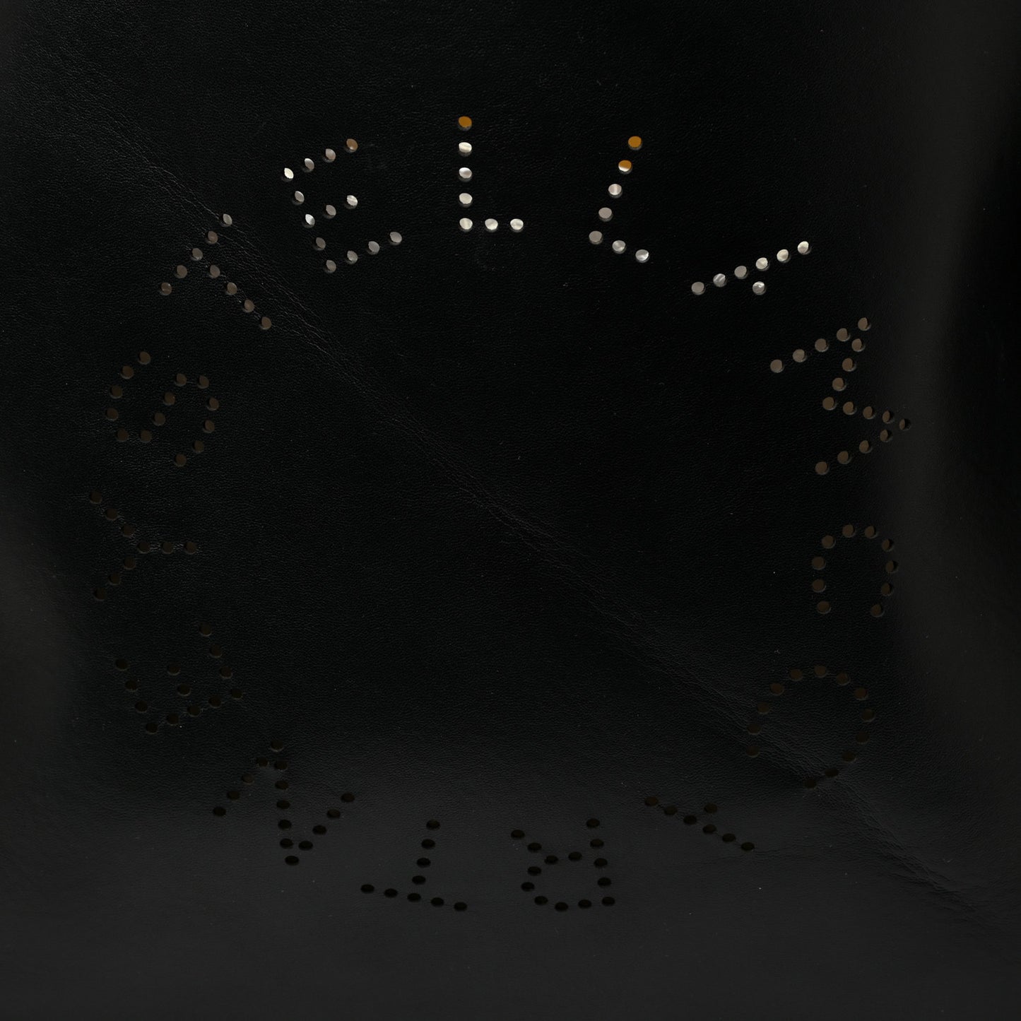 Eco Alter Nappa East West Perforated Tote Black