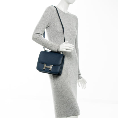 Hermes Epsom Constance 24 Bleu Saphir 2 of 6