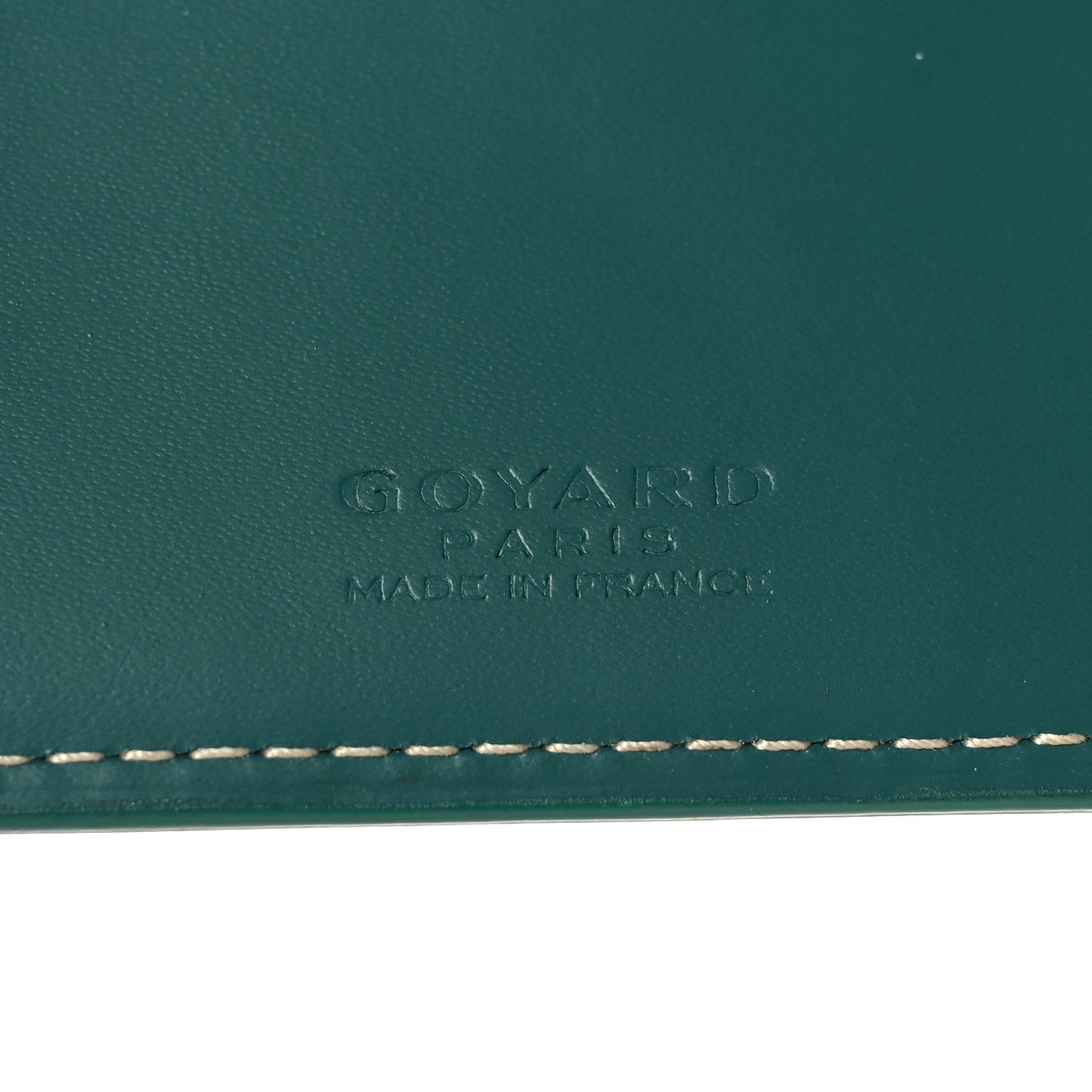Goyardine Saint Florentin Bi-Fold Wallet Green