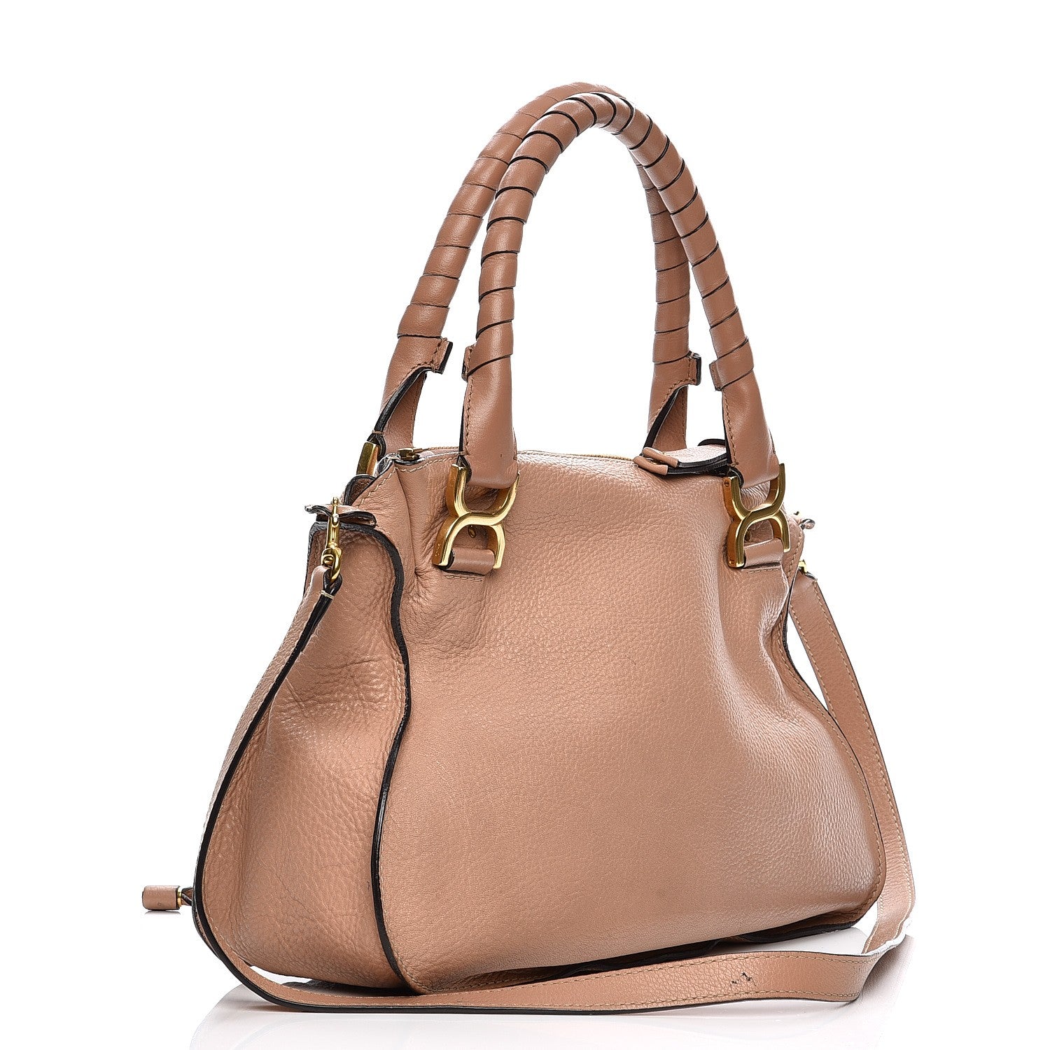 Chloe Calfskin Medium Marcie Satchel Nude 4 of 23