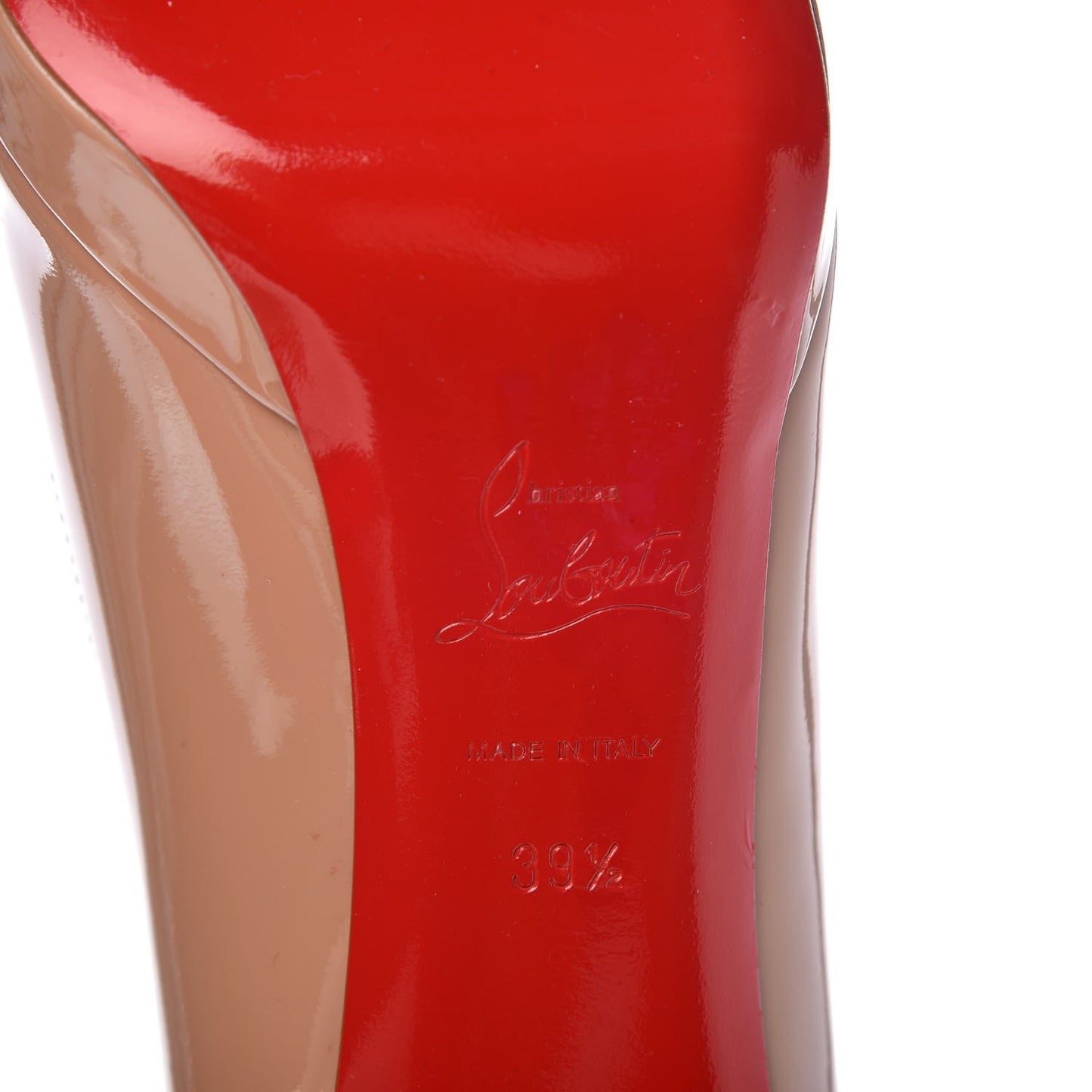 Patent New Simple 85 Pumps 39.5 Nude