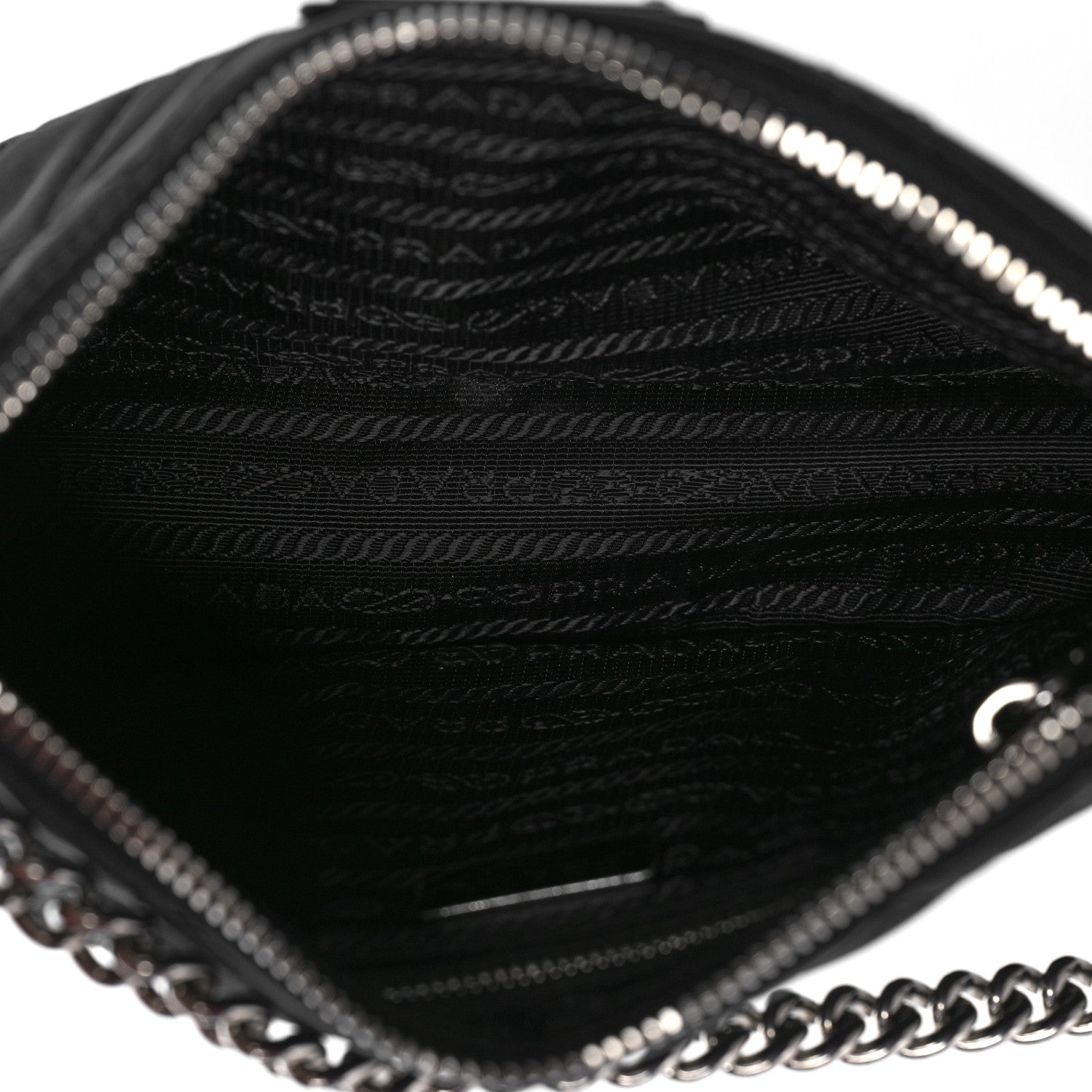 Prada Nylon Tessuto Impuntu Quilted Crossbody Bag Black 5 of 9