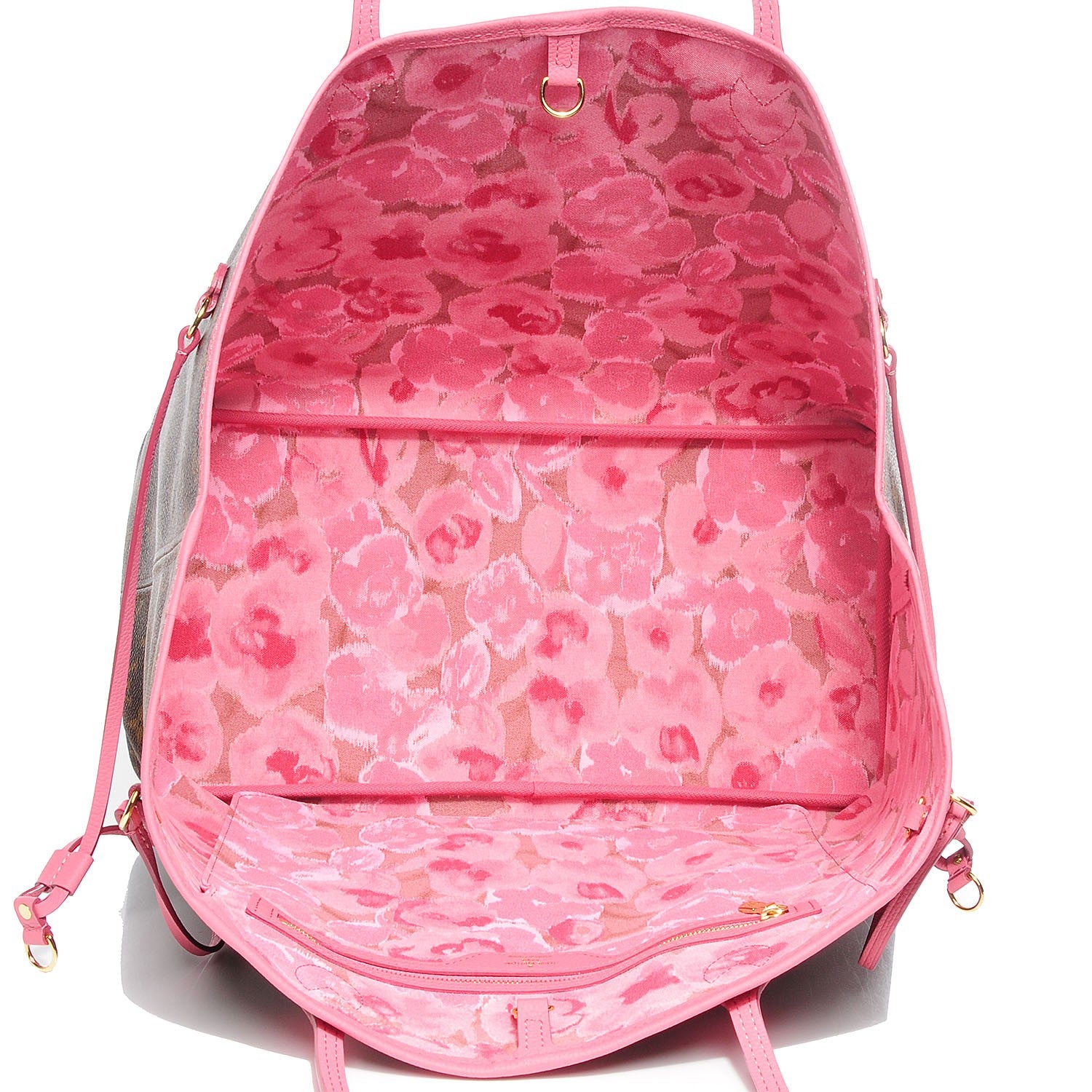 Louis Vuitton Monogram Articles de Voyage Ikat Neverfull GM Rose Velours 7 of 7