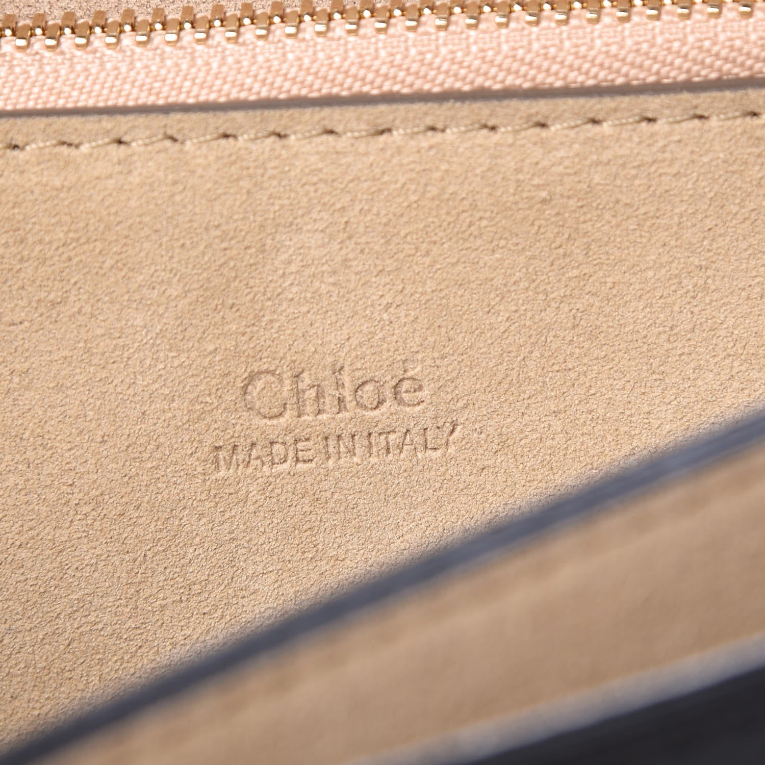 Chloe Suede Calfskin Medium Faye Shoulder Bag Black 6 of 9
