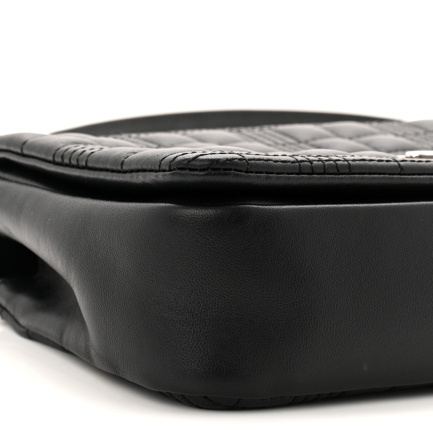 Burberry Lambskin Quilted Small Lola Bag Black 9 of 11