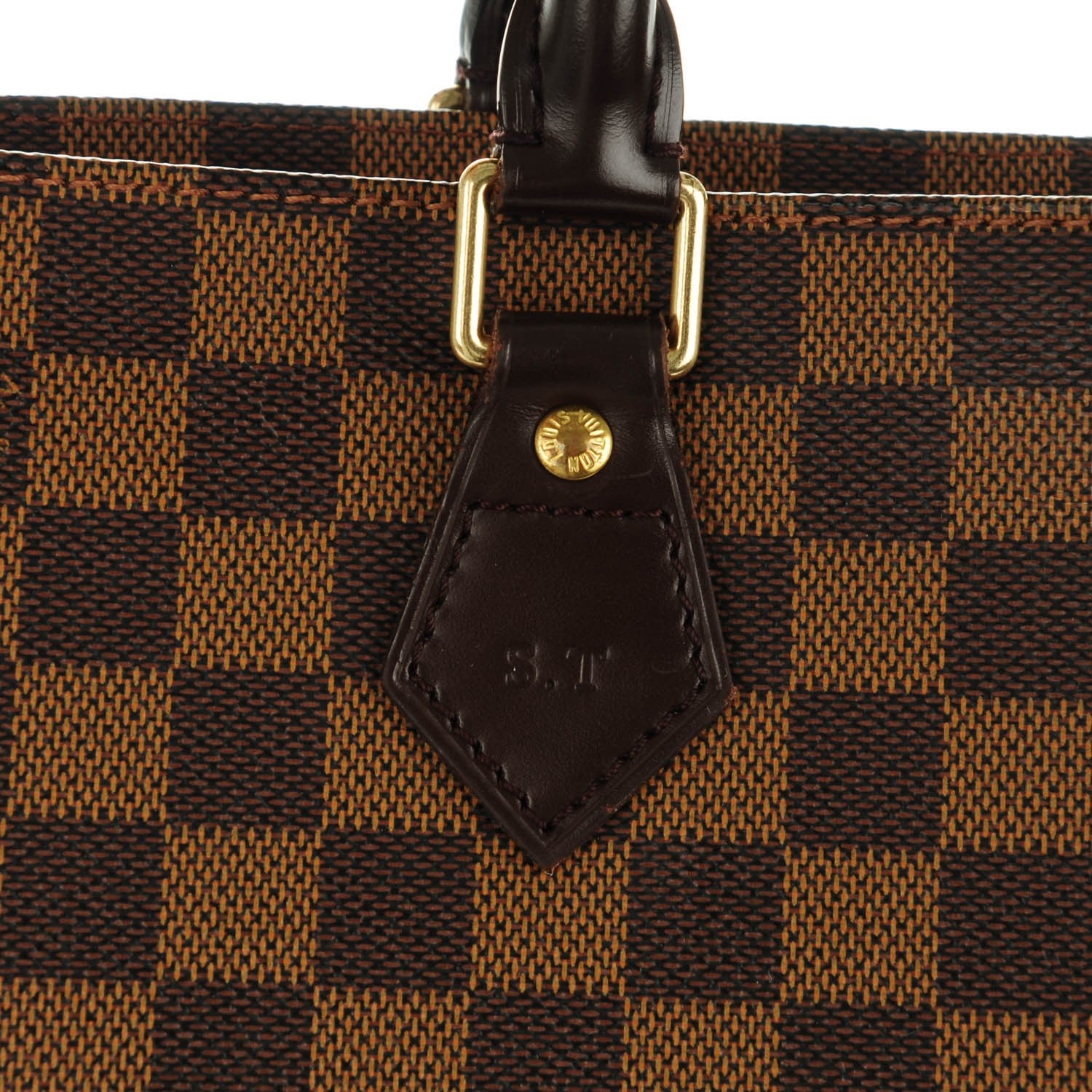 Louis Vuitton Damier Ebene Sac Plat 5 of 8