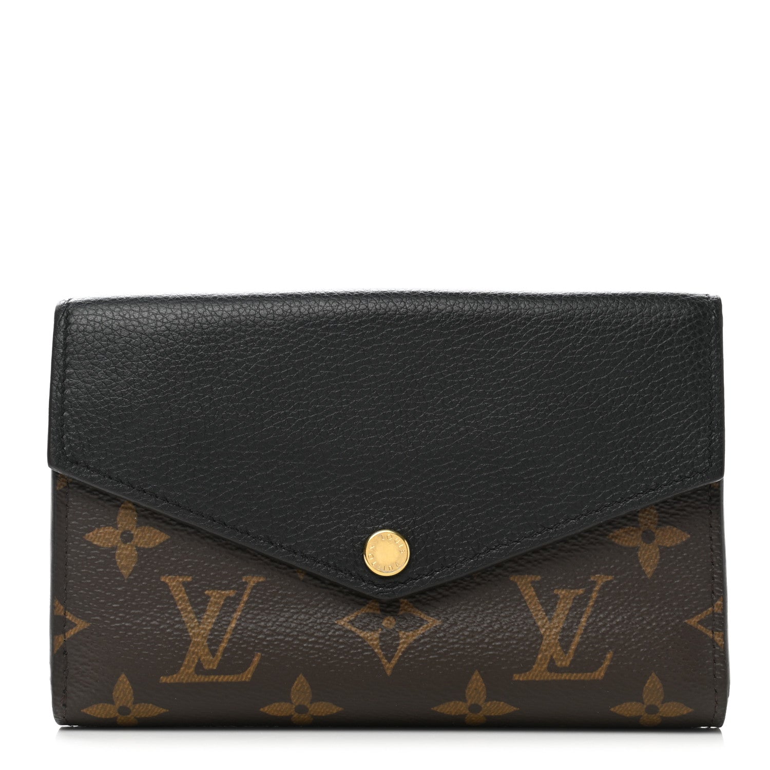 Louis Vuitton Monogram Pallas Compact Wallet Black 1 of 7
