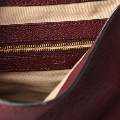 Chloe Calfskin Georgia Hobo Burgundy 8 of 12