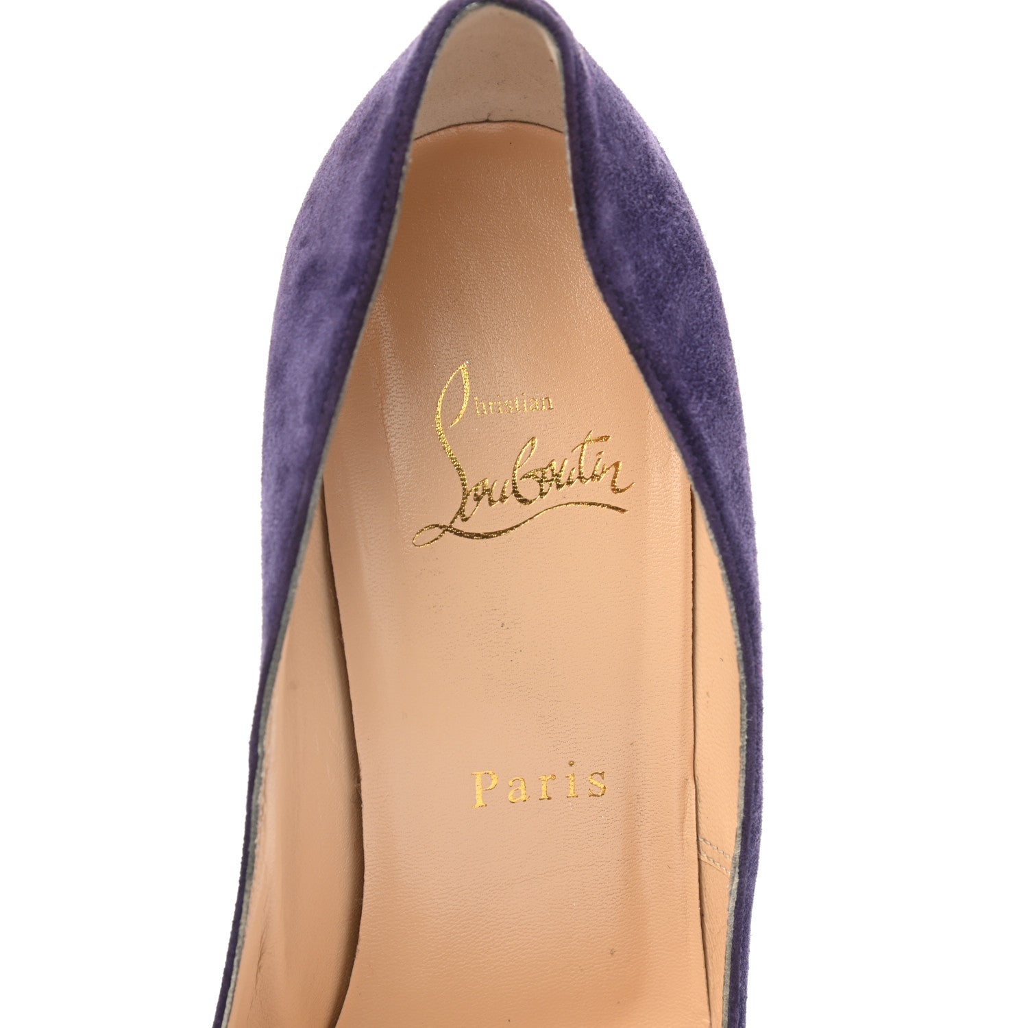 Christian Louboutin Veau Velours Bianca 140 Pumps 38 Iris 15 of 18