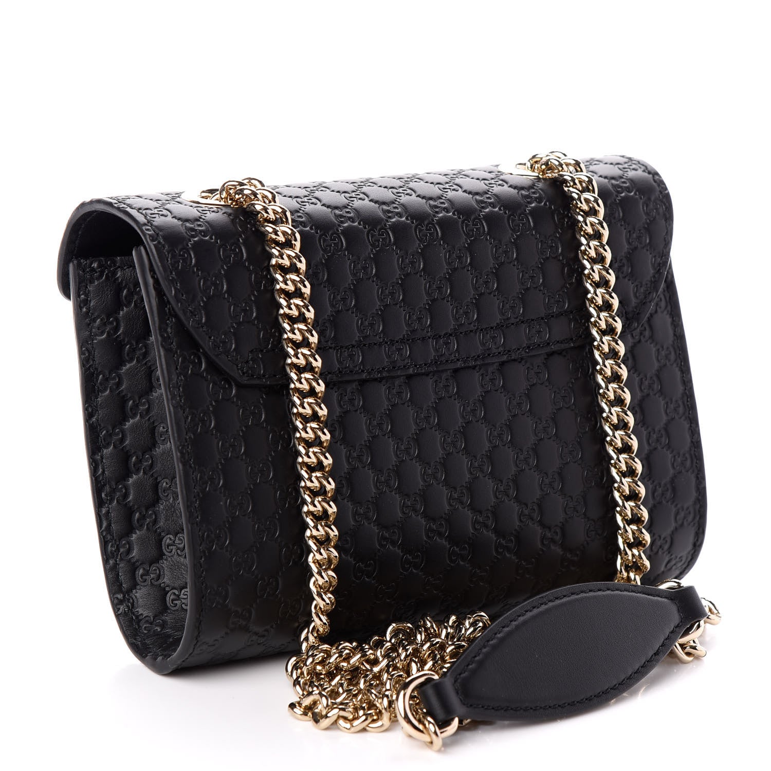Gucci Microguccissima Mini Emily Shoulder Bag Black 3 of 9