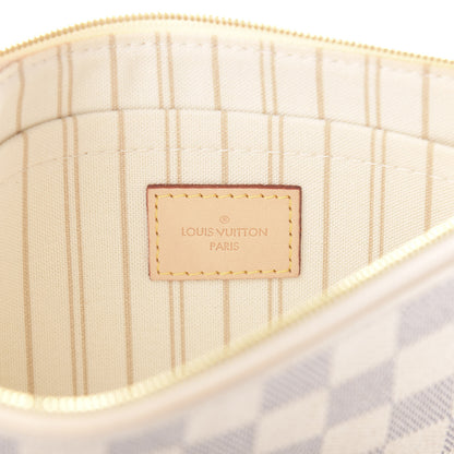 Louis Vuitton Damier Azur Neverfull MM GM Pochette 6 of 8