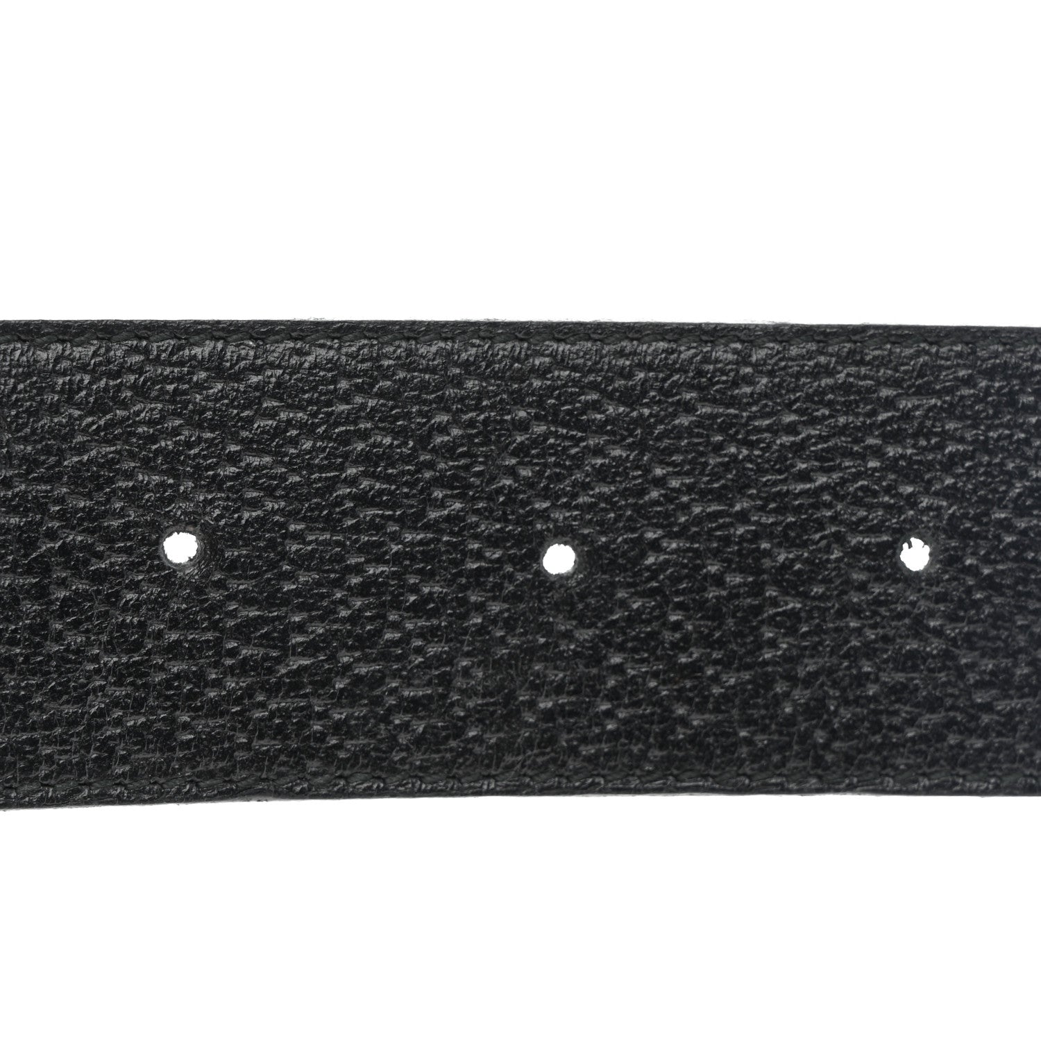 Gucci Textured Calfskin Double G 40mm Belt 95 38 Black 4 of 5