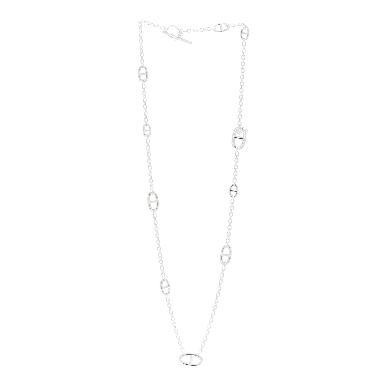 Hermes Sterling Silver Farandole Necklace 80 3 of 6