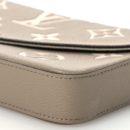 Louis Vuitton Empreinte Monogram Giant Felicie Pochette Tourterelle Creme 11 of 14