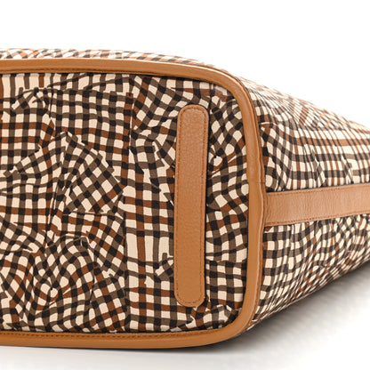 MCM Visetos Medium Liz Reversible Shopper Tote Cognac 15 of 17