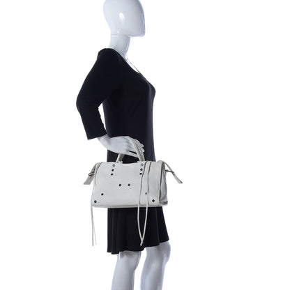 Balenciaga Veau Soyeux Perforated Blackout Hardware S City White 3 of 10