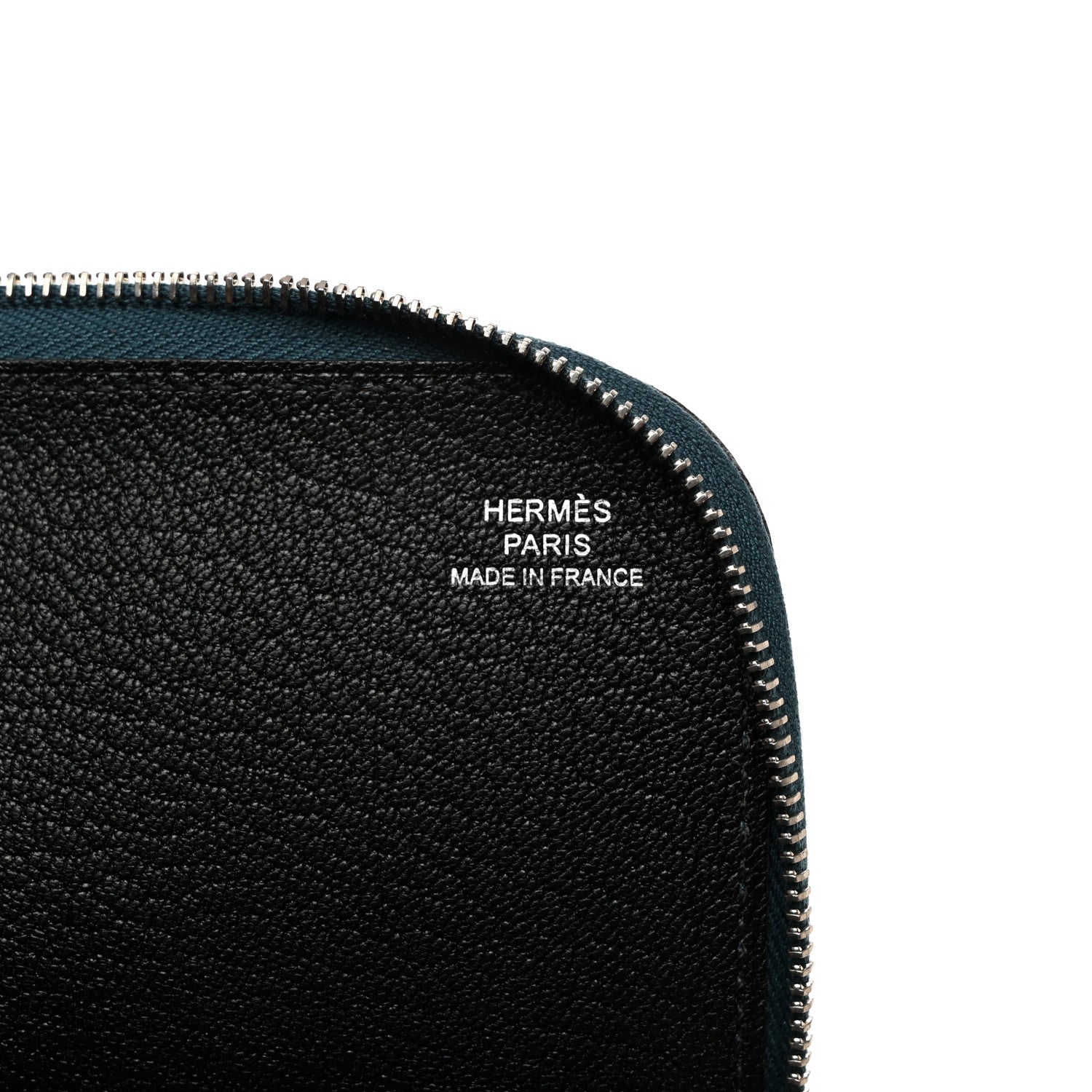Hermes Epsom Large Remix Duo Wallet Black Deep Blue 8 of 9