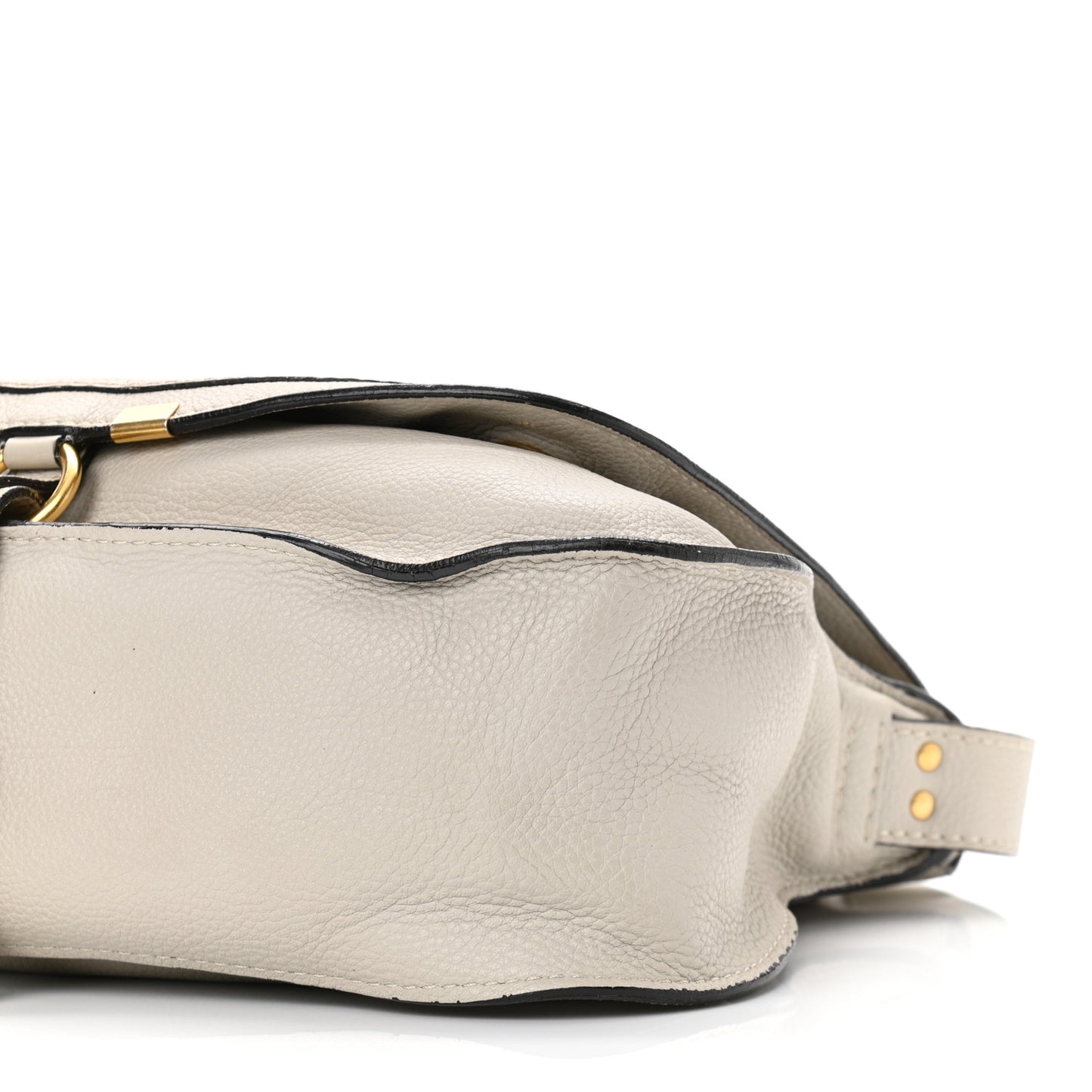 Calfskin Medium Marcie Satchel Cream