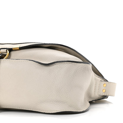 Chloe Calfskin Medium Marcie Satchel Cream 8 of 8