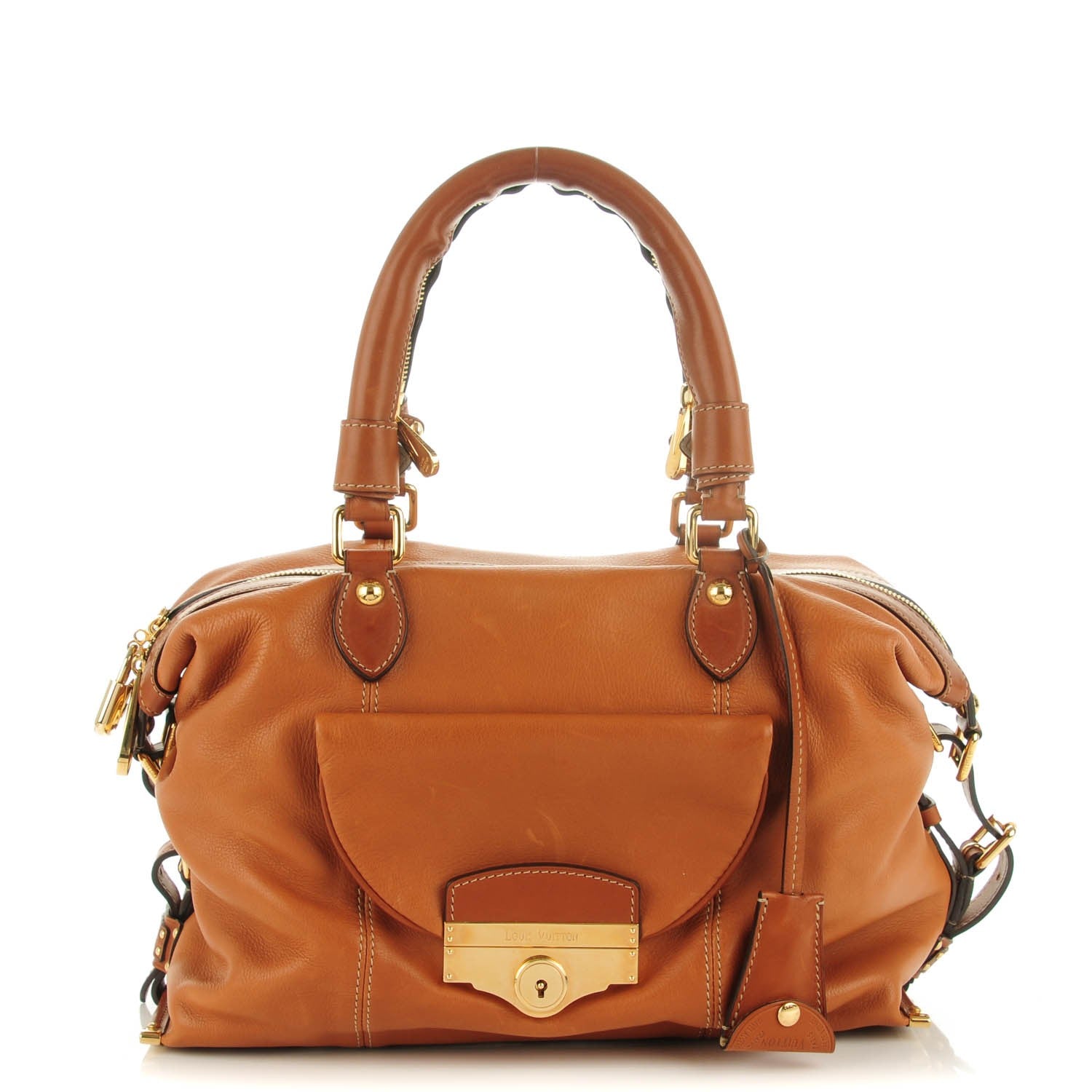 Louis Vuitton Calfskin Sac Louis Cognac 1 of 7