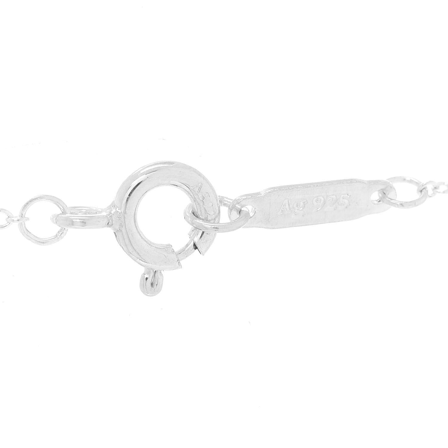 Tiffany Sterling Silver 1837 Circles Pendant Necklace 5 of 7