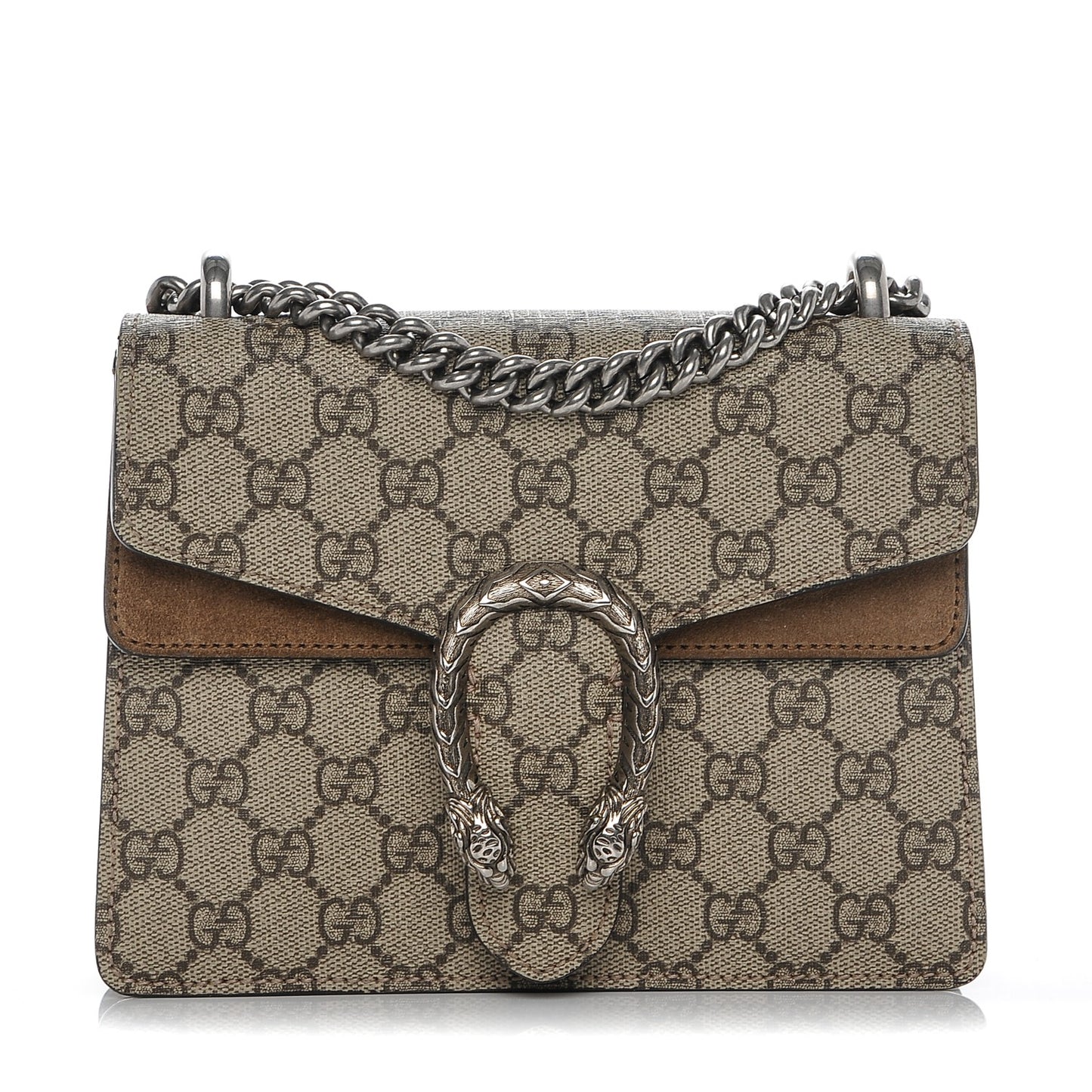 GG Supreme Monogram Mini Dionysus Shoulder Bag Taupe