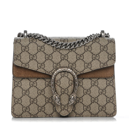 Gucci GG Supreme Monogram Mini Dionysus Shoulder Bag Taupe 1 of 6