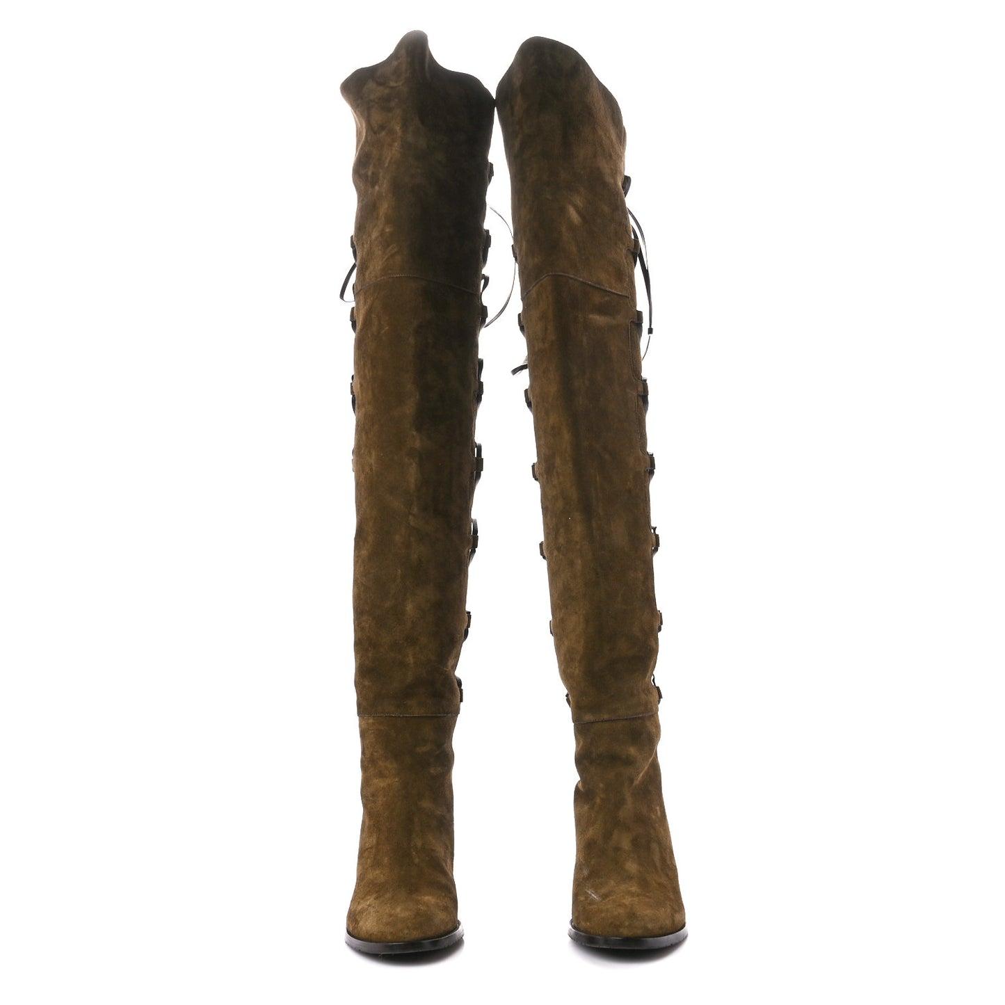 Suede Mayfair 65 Boots 36.5 Olive