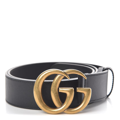Gucci Calfskin Double G 40mm Belt 90 36 Black 1 of 7