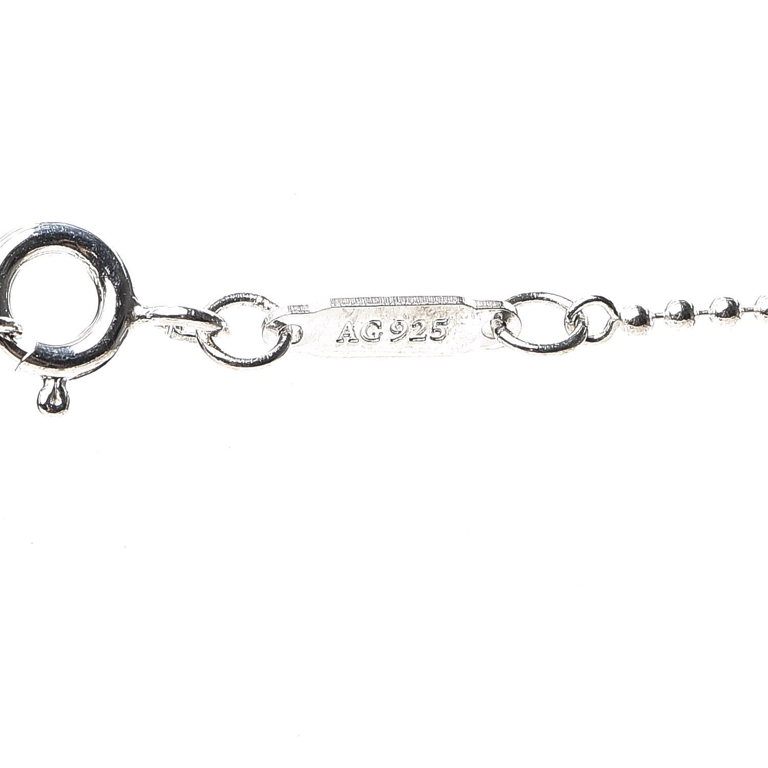 Tiffany Sterling Silver Diamond Large Daisy Key Pendant Necklace 4 of 5