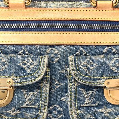 Louis Vuitton Monogram Denim Neo Speedy Blue 7 of 13