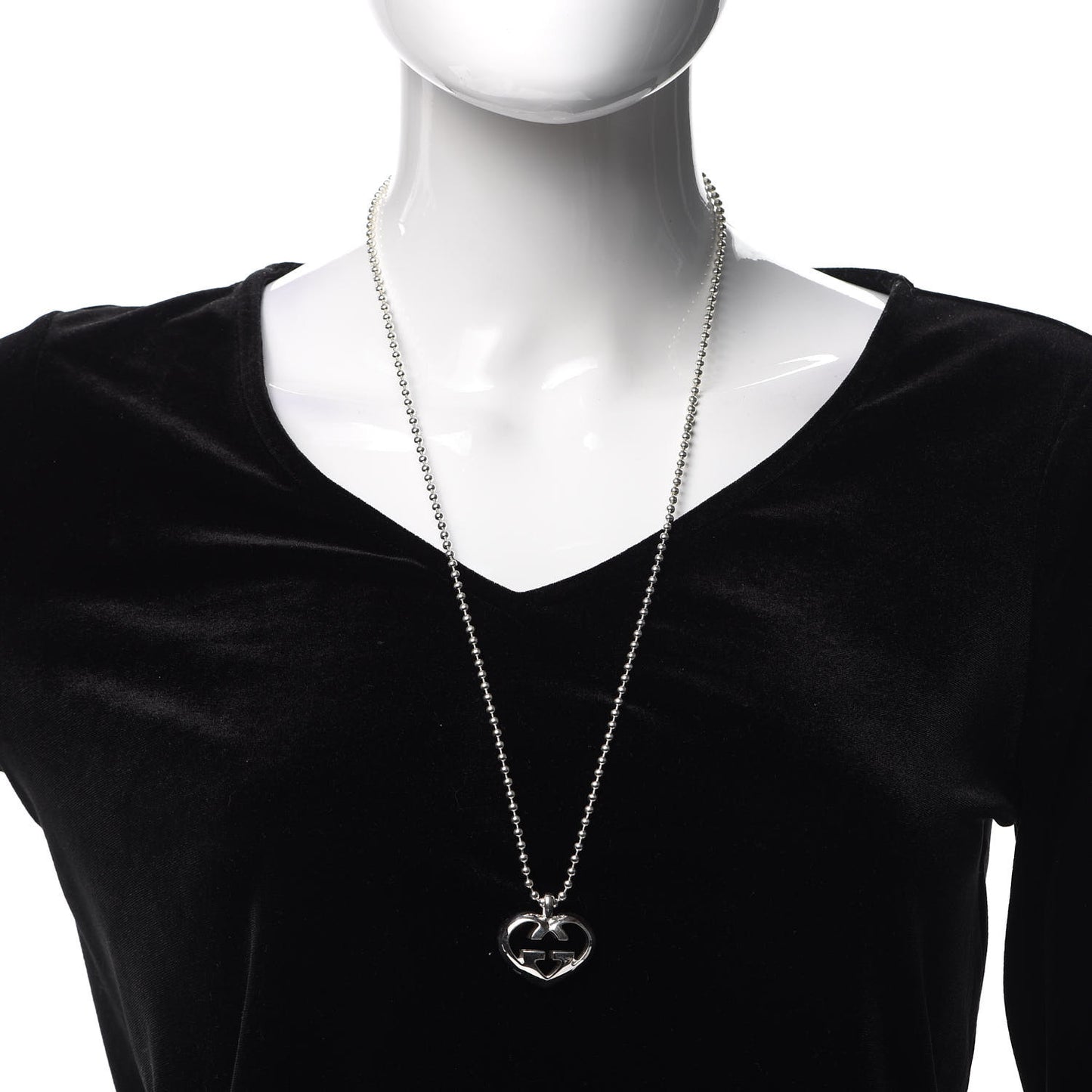 Sterling Silver Britt Heart Pendant Necklace