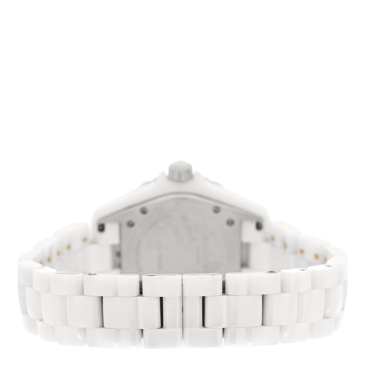 Stainless Steel Ceramic Diamond Pave Bezel 38mm J12 Automatic Watch White